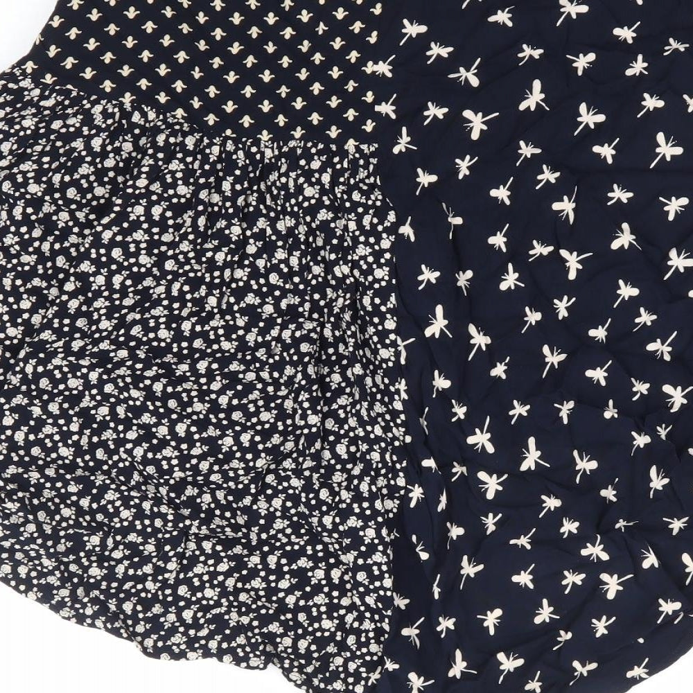 Womens UK Size 10 Louche Flare  Skirt