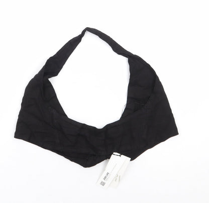 Womens UK Size S Zara Black Cropped Tank