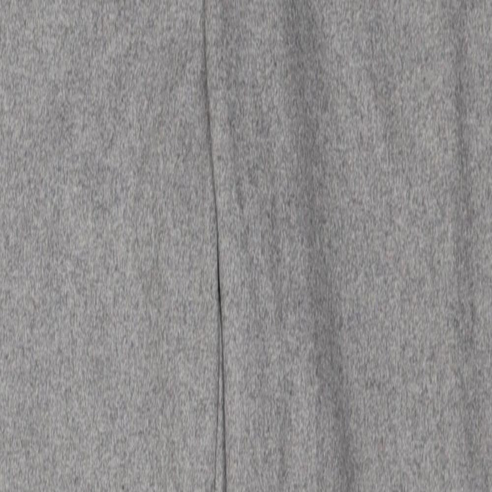 L.O.G.G. Womens Grey Polyester Trousers Size 6 L35 in Regular Zip