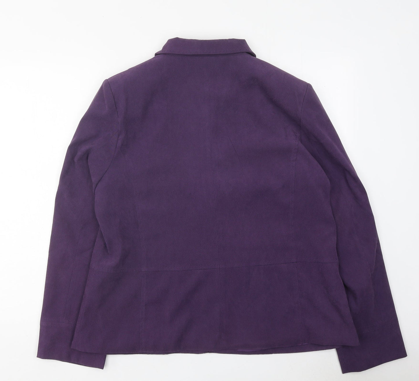 Damart Womens Purple Jacket Size 16 Zip