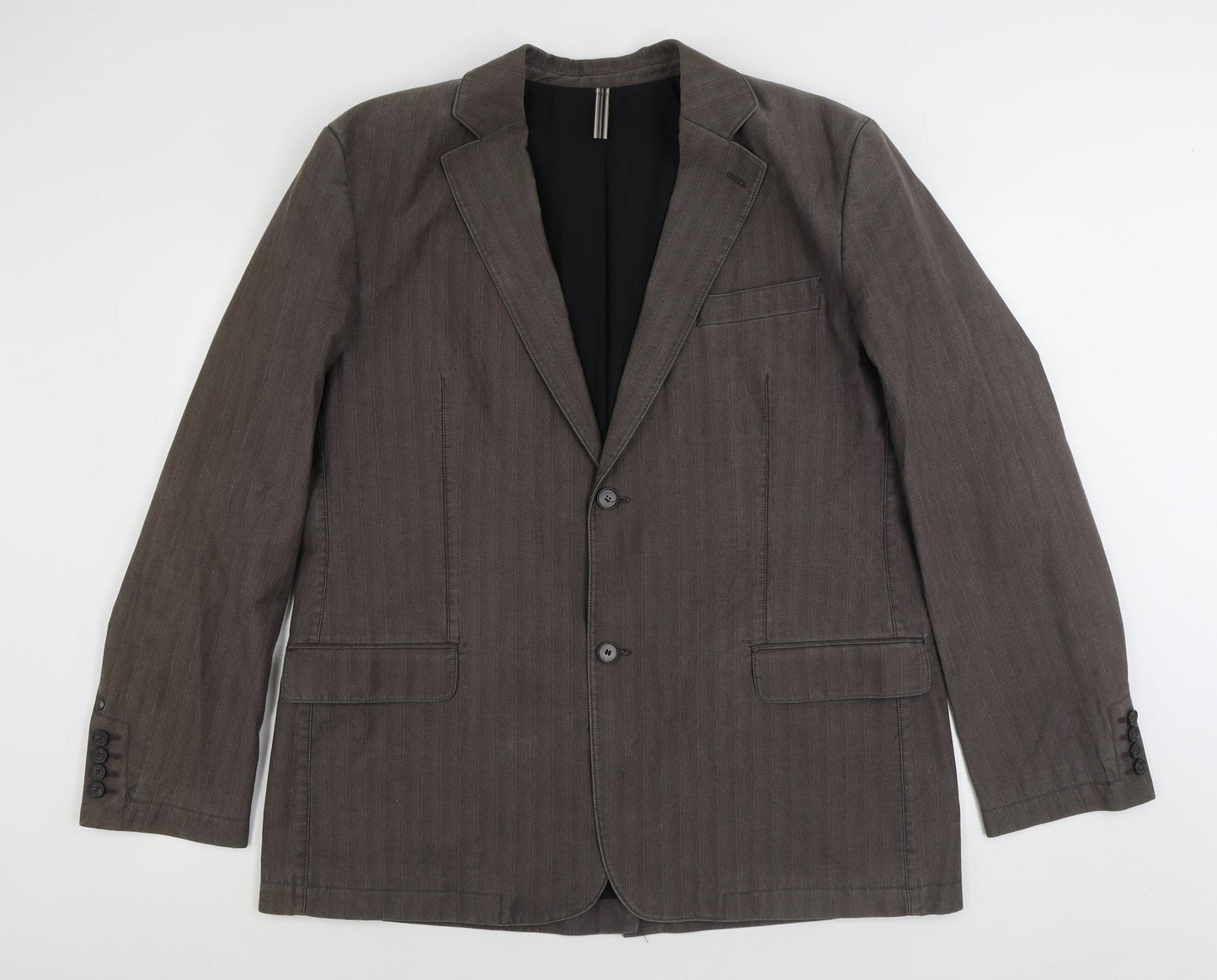 Mens UK Size 44 Preworn Regular Brown Suit Jacket
