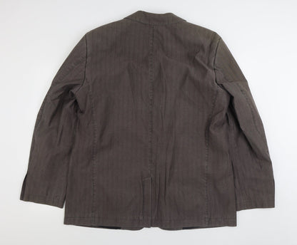 Mens UK Size 44 Preworn Regular Brown Suit Jacket