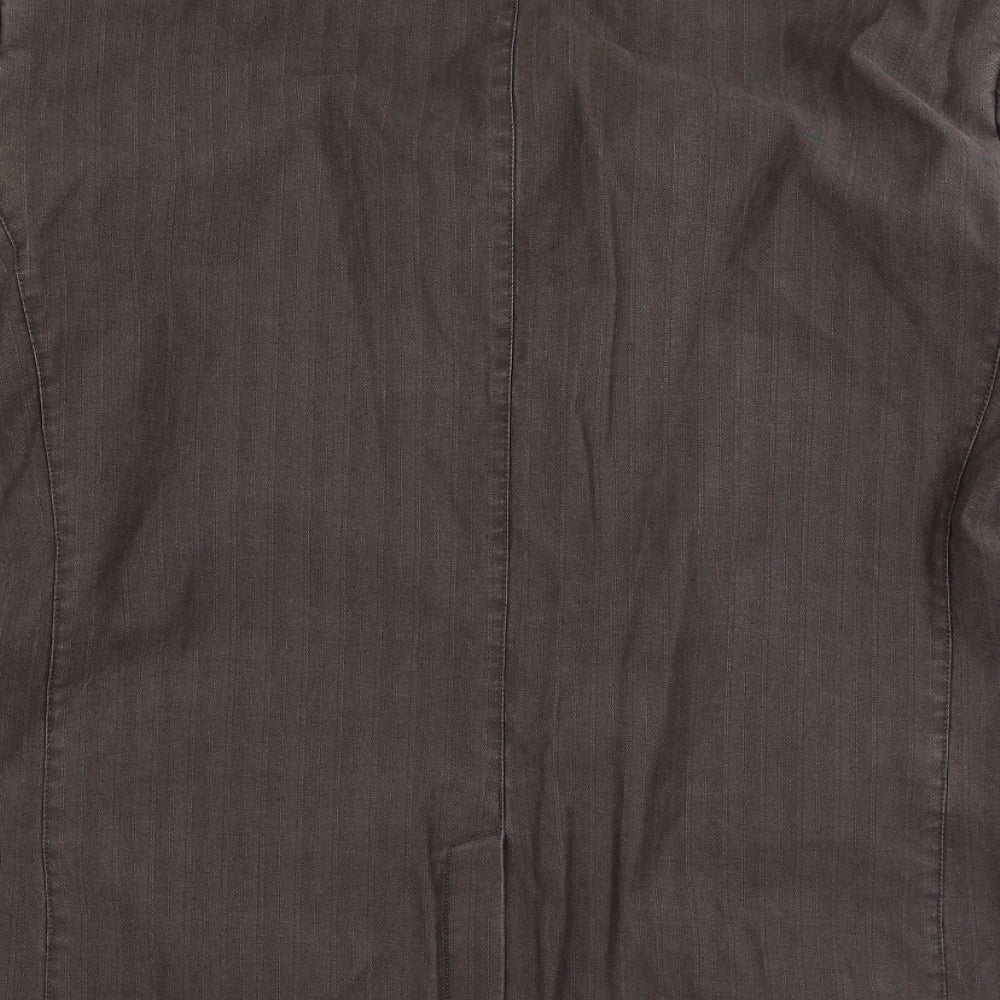Mens UK Size 44 Preworn Regular Brown Suit Jacket