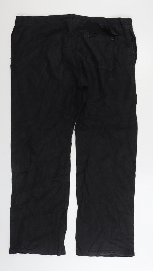 Womens UK Size 36 in French Connection Regular Fit  Black Trousers