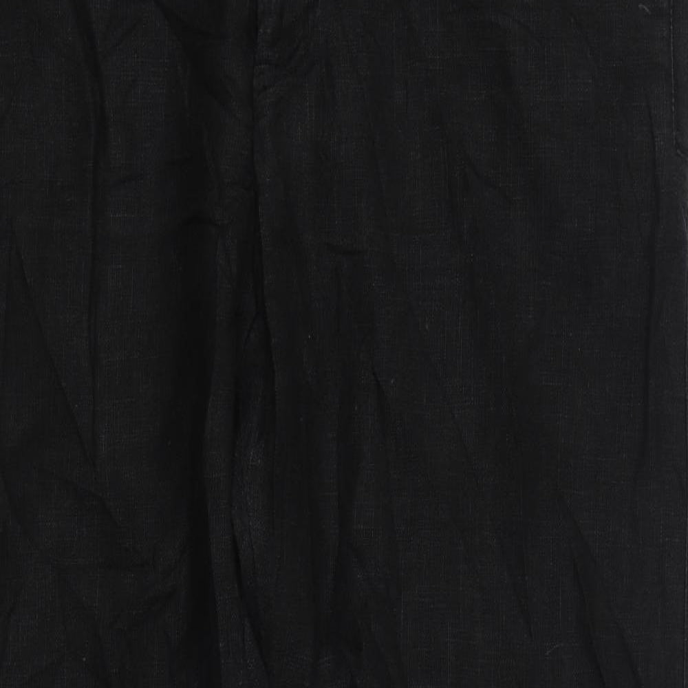 Womens UK Size 36 in French Connection Regular Fit  Black Trousers