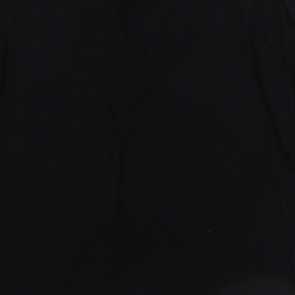 Womens UK Size M Cable & Gauge Black Basic Blouse
