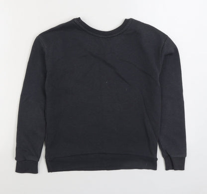 Primark Womens Grey Cotton Pullover Sweatshirt Size 4 Pullover - Have no regrets