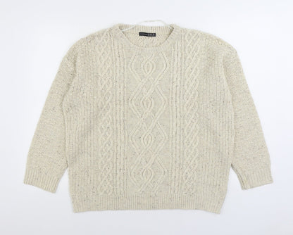 Womens UK Size 12 Atmosphere Ivory Pullover Jumper
