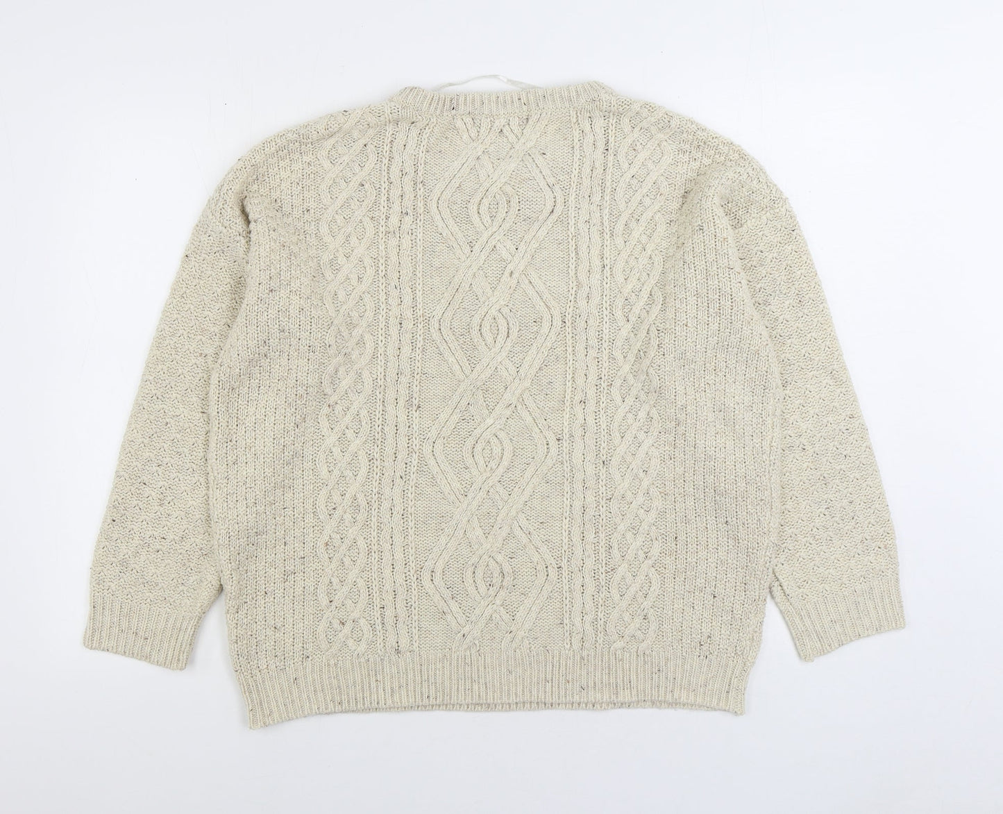 Womens UK Size 12 Atmosphere Ivory Pullover Jumper