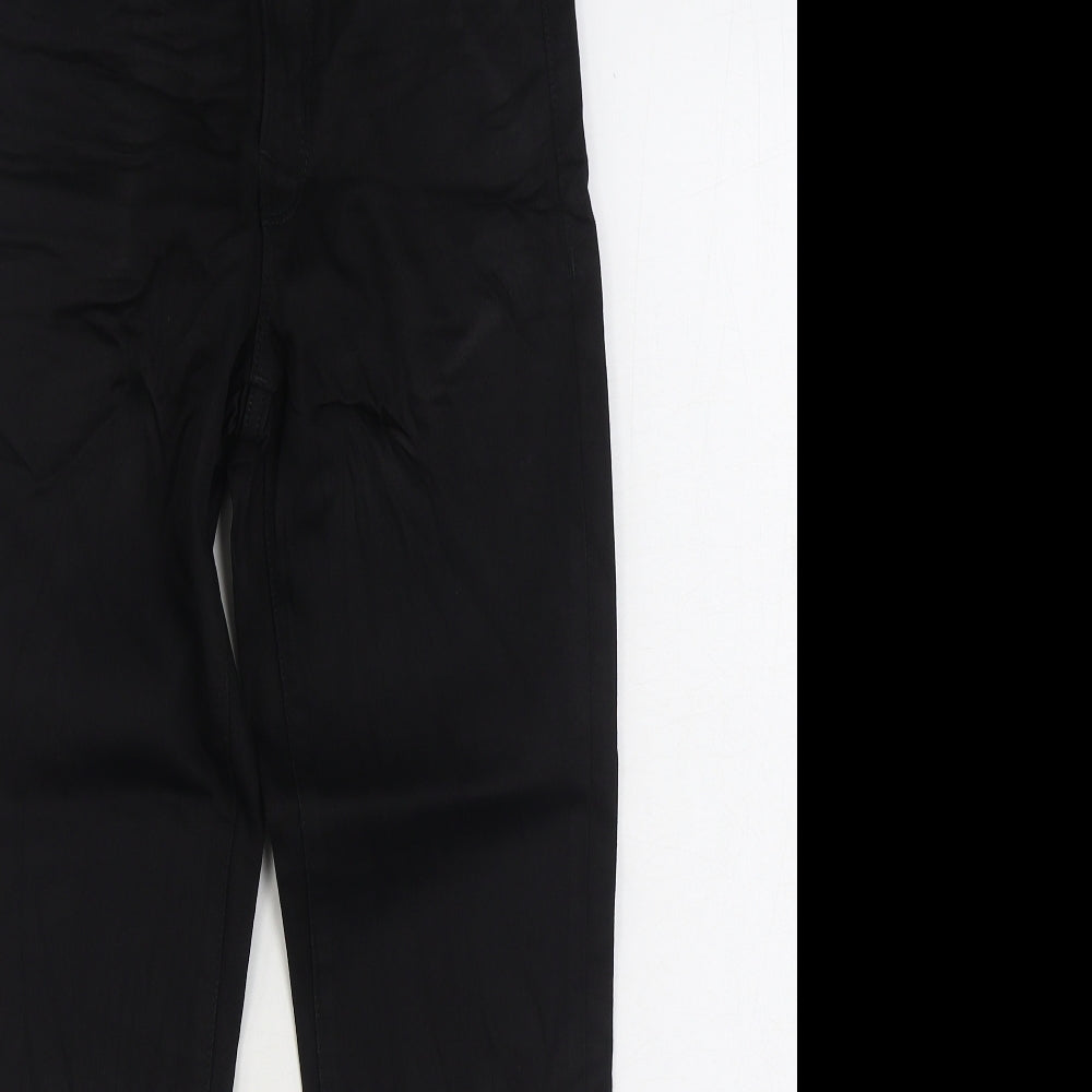Womens UK Size 8 Marks and Spencer Regular Fit Straight Black Jeans