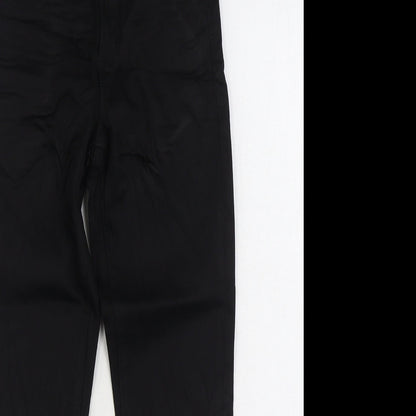 Womens UK Size 8 Marks and Spencer Regular Fit Straight Black Jeans