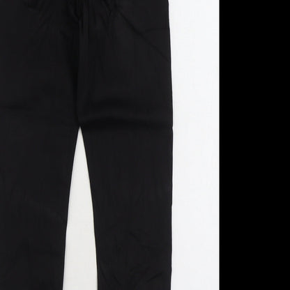 Womens UK Size 8 Marks and Spencer Regular Fit Straight Black Jeans