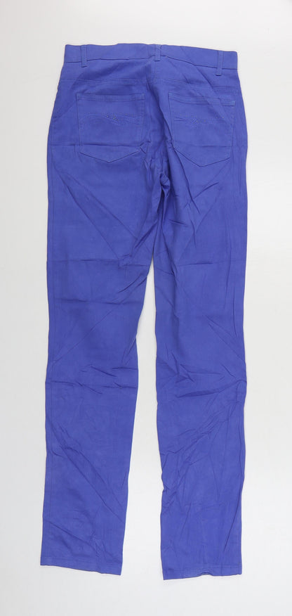 Steilmann Womens Blue Cotton Straight Jeans Size 10 L33 in Regular Zip