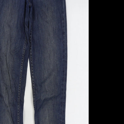 FC Jeans Womens Blue Cotton Skinny Jeans Size 8 L31 in Regular Zip