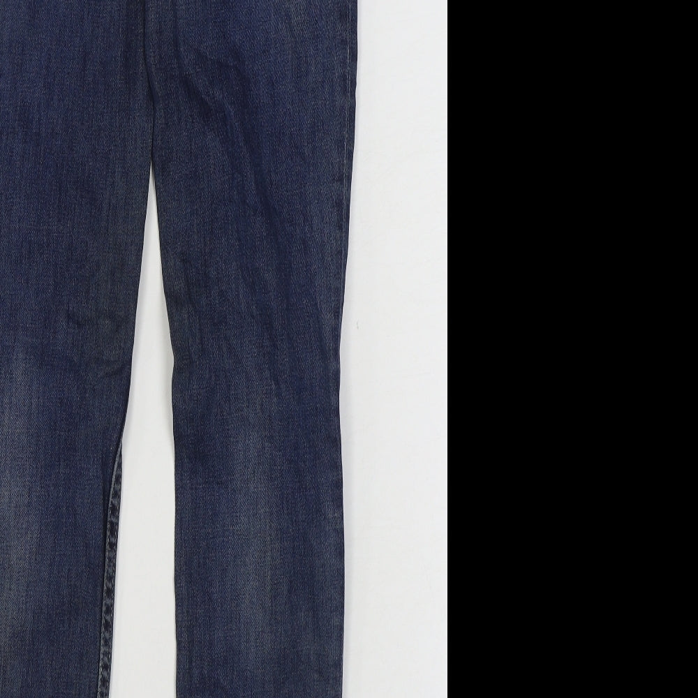 FC Jeans Womens Blue Cotton Skinny Jeans Size 8 L31 in Regular Zip