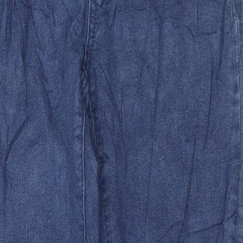 FOREVER 21 Womens Blue Cotton Skinny Jeans Size 30 in L29 in Regular Button