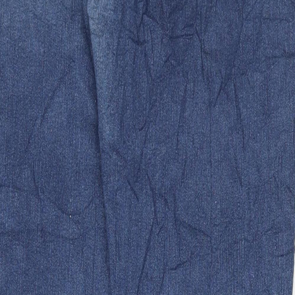 FOREVER 21 Womens Blue Cotton Skinny Jeans Size 30 in L29 in Regular Button