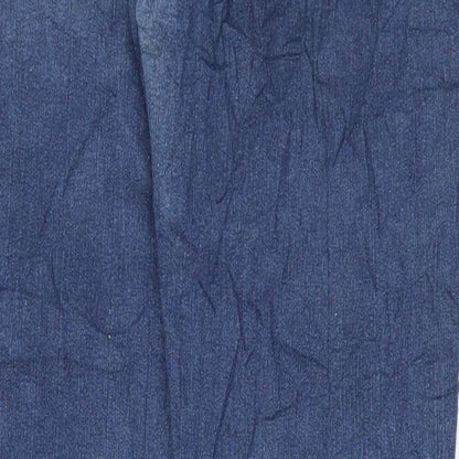 FOREVER 21 Womens Blue Cotton Skinny Jeans Size 30 in L29 in Regular Button