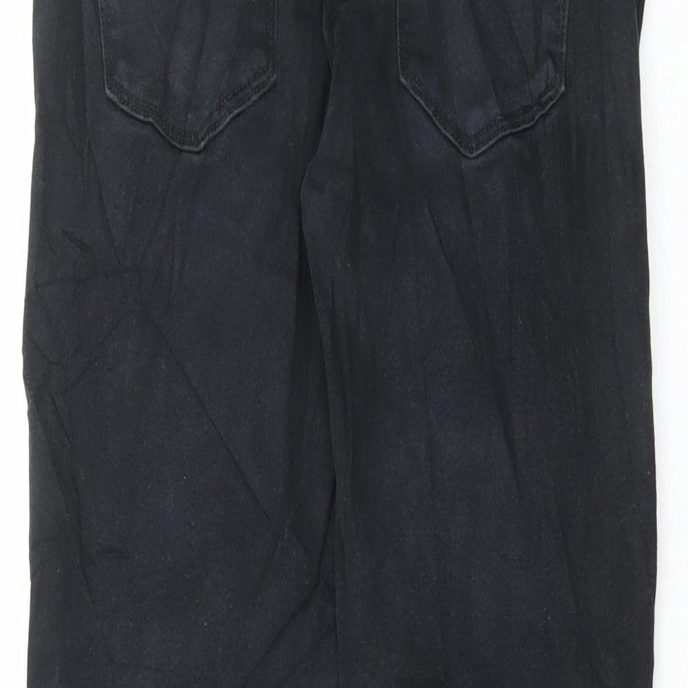 River Island Womens Blue Cotton Skinny Jeans Size 30 in L30 in Regular Button