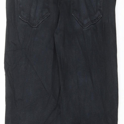 River Island Womens Blue Cotton Skinny Jeans Size 30 in L30 in Regular Button