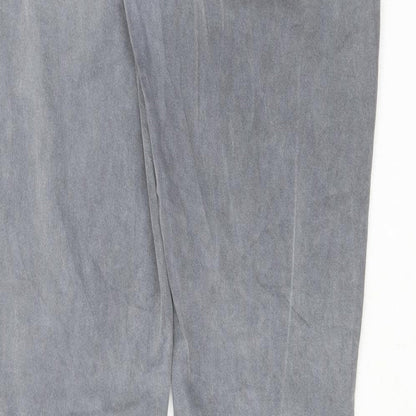 Womens UK Size 10 Preworn Regular Fit Skinny Grey Jeans