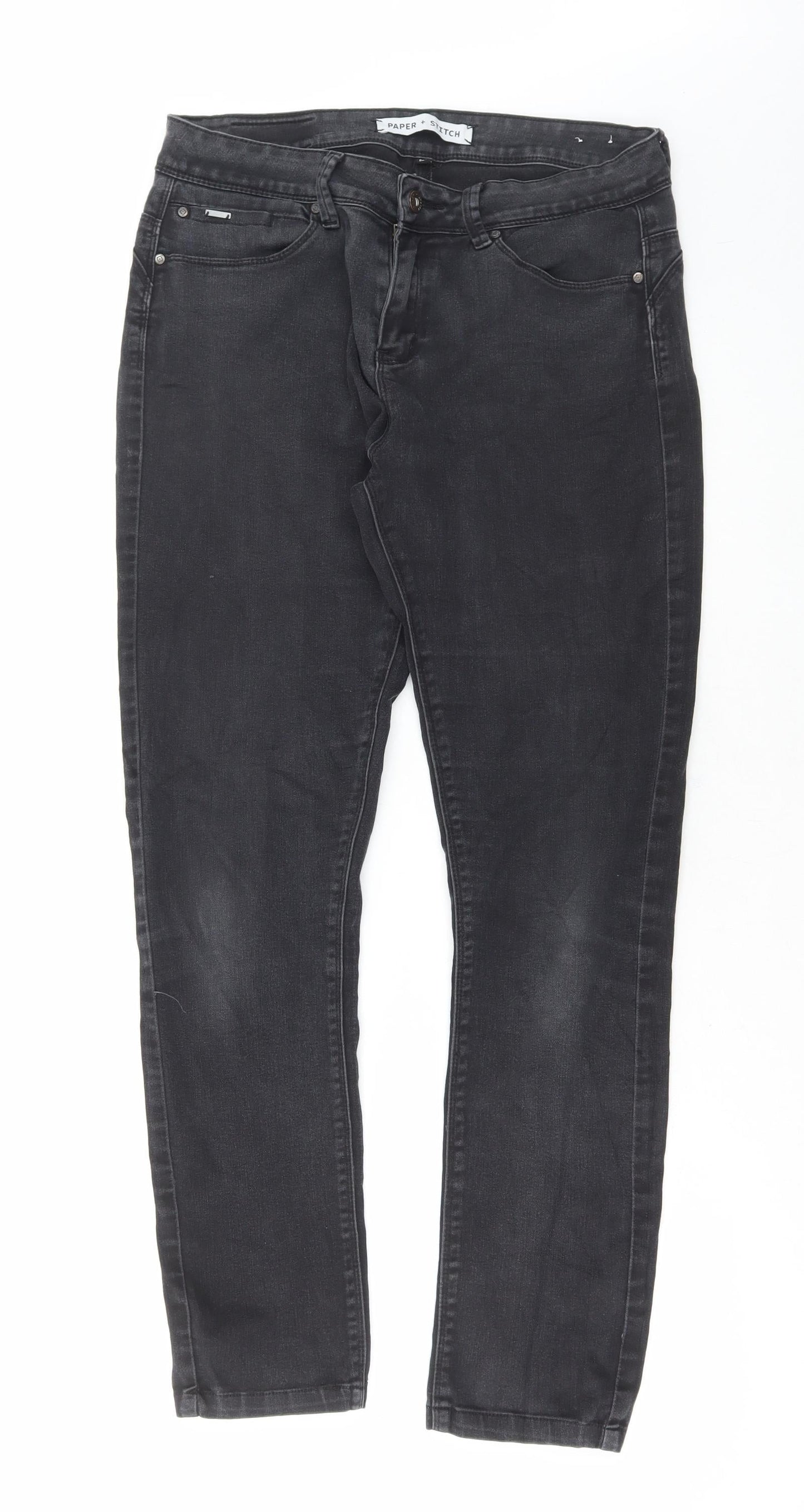 Mens UK Size 32 in paper & stitch Regular Fit Skinny Grey Jeans