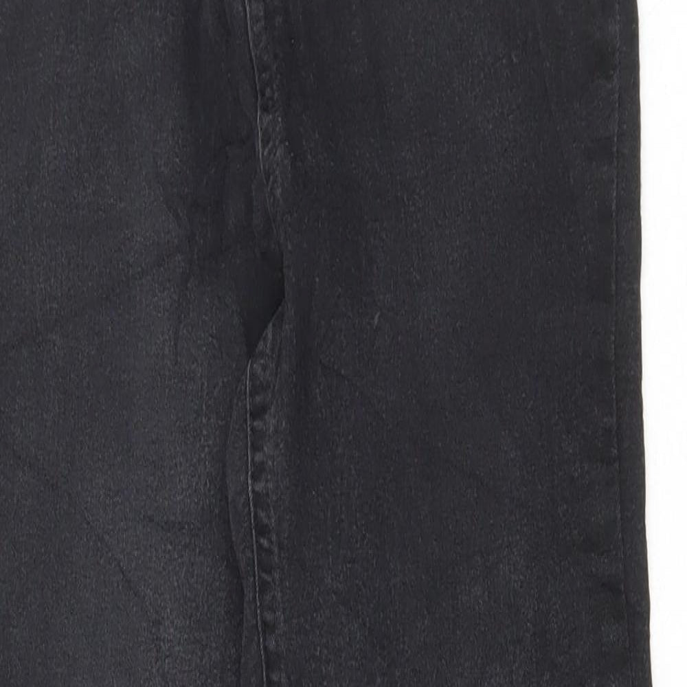 Womens UK Size 8 F&F Regular Fit Skinny Black Jeans
