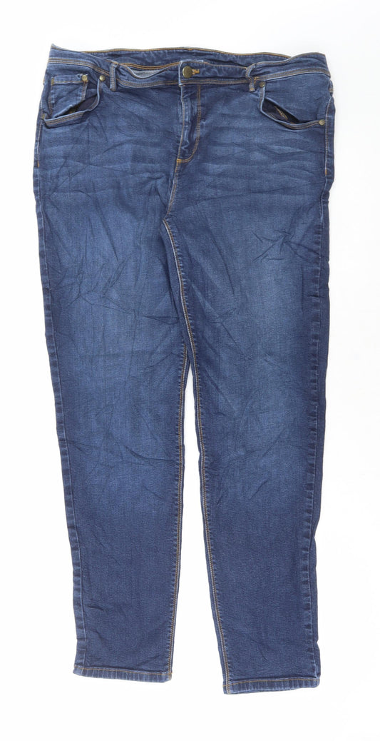 Womens UK Size 36 in Preworn Regular Fit Skinny Blue Jeans