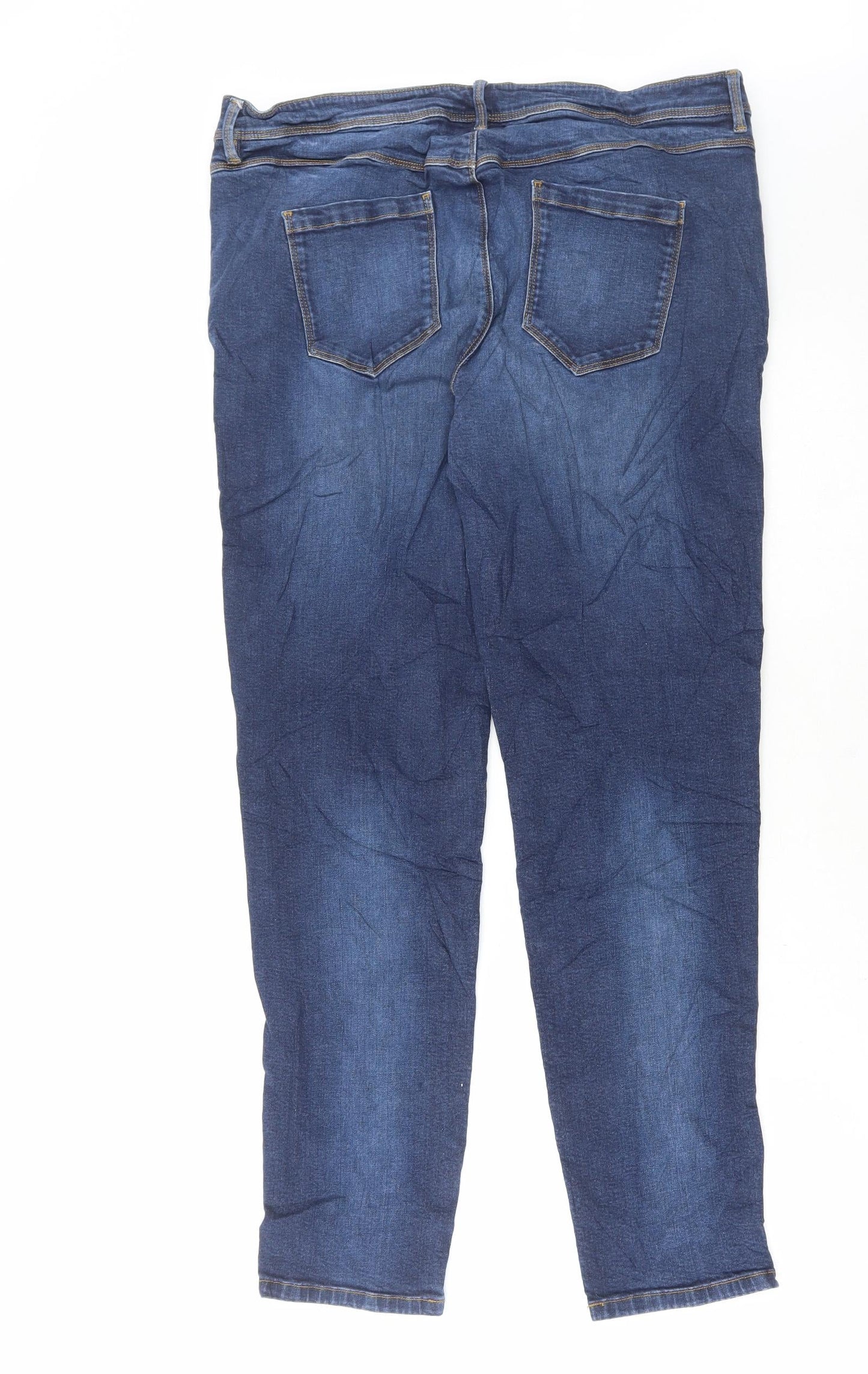 Womens UK Size 36 in Preworn Regular Fit Skinny Blue Jeans