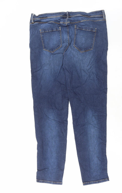 Womens UK Size 36 in Preworn Regular Fit Skinny Blue Jeans