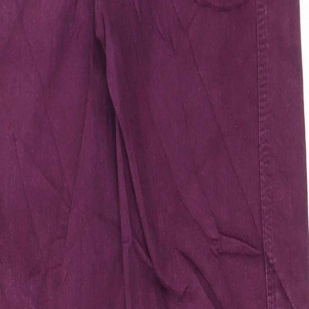 Womens UK Size 6 Marks and Spencer Regular Fit Skinny Purple Jeans