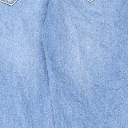 Womens UK Size 28 in Marks and Spencer Regular Fit Skinny Blue Jeans