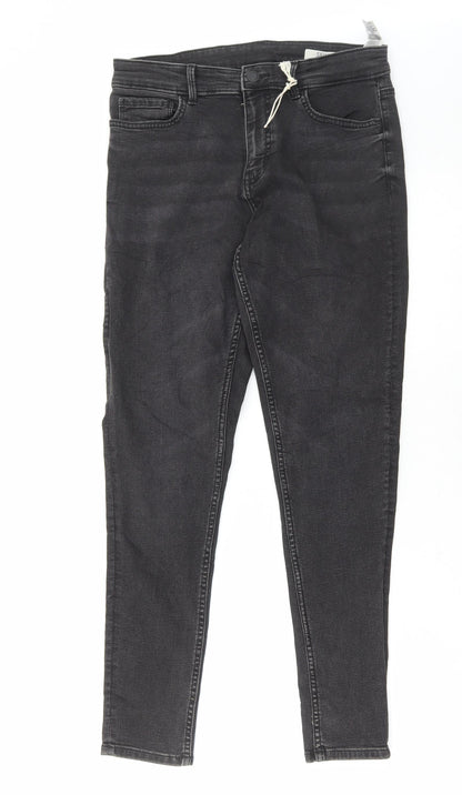 Womens UK Size 12 Marks and Spencer Regular Fit Skinny Grey Jeans