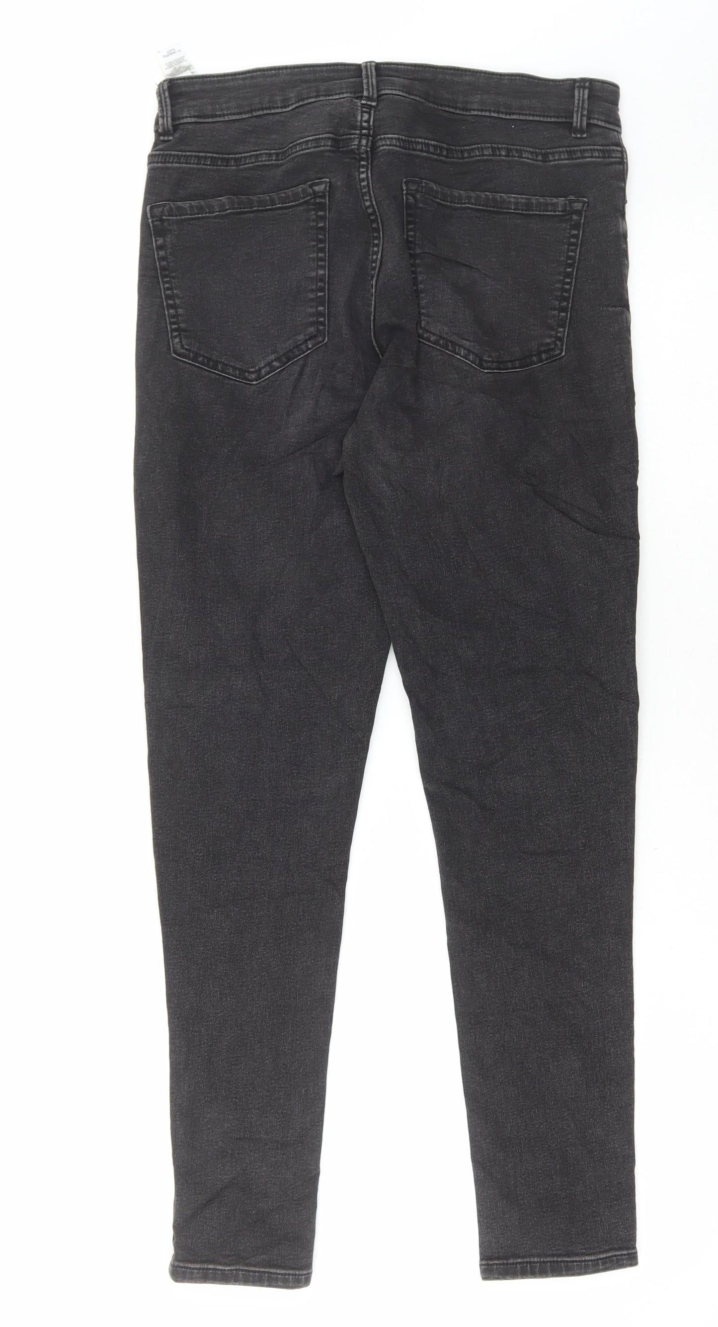 Womens UK Size 12 Marks and Spencer Regular Fit Skinny Grey Jeans