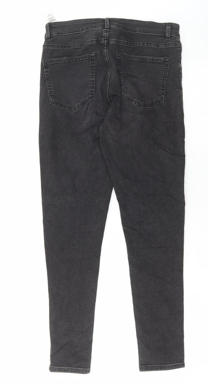 Womens UK Size 12 Marks and Spencer Regular Fit Skinny Grey Jeans