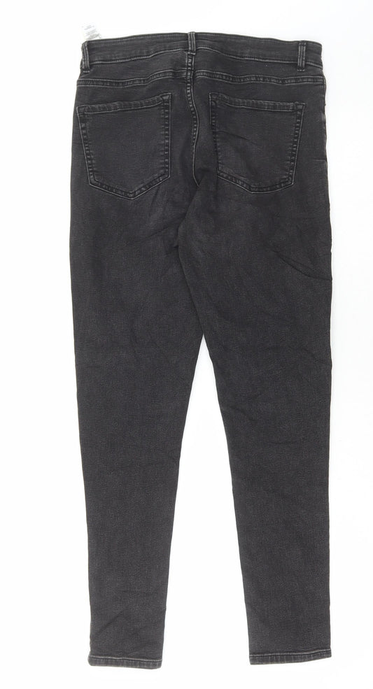 Womens UK Size 12 Marks and Spencer Regular Fit Skinny Grey Jeans
