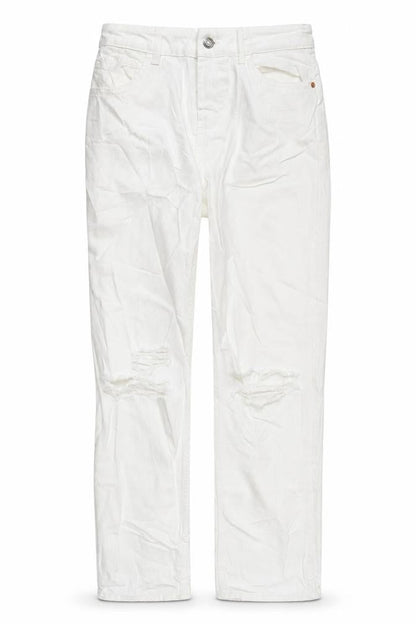 Womens UK Size 6 Zara Regular Fit Skinny White Jeans