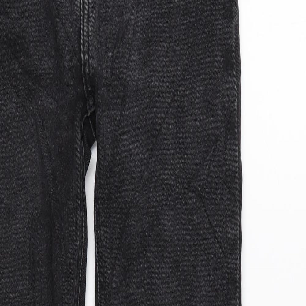 New Look Womens Grey Cotton Skinny Jeans Size 6 L26 in Regular Zip