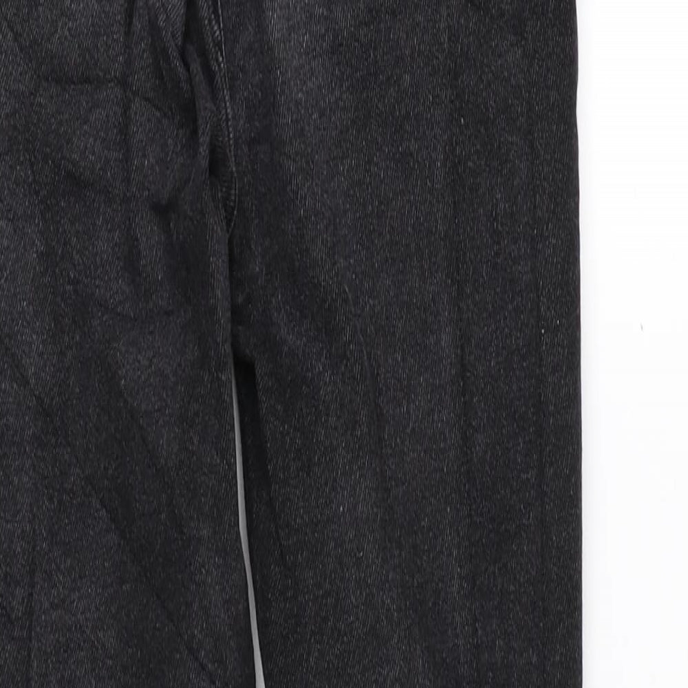 New Look Womens Grey Cotton Skinny Jeans Size 6 L26 in Regular Zip