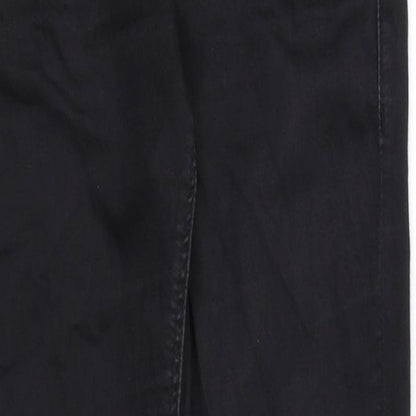 Topshop Womens Black Cotton Skinny Jeans Size 26 in L32 in Regular Zip