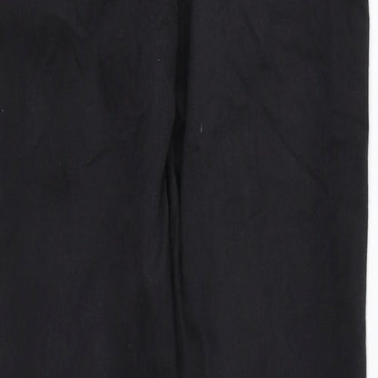 Topshop Womens Black Cotton Skinny Jeans Size 26 in L32 in Regular Zip