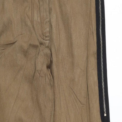 ASOS Womens Brown Cotton Skinny Jeans Size 10 L25 in Regular Zip