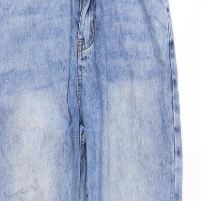 My Bestiny Womens Blue Cotton Straight Jeans Size M L29 in Regular Zip