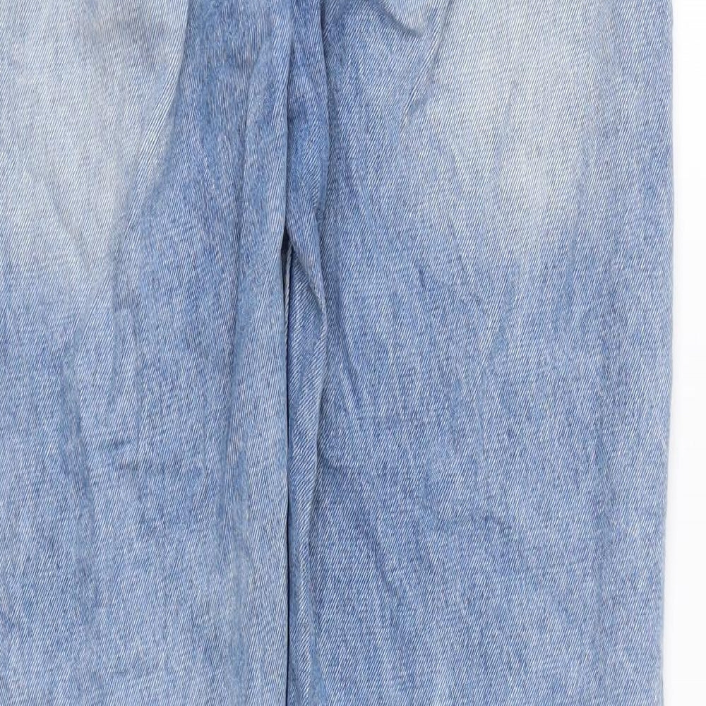 My Bestiny Womens Blue Cotton Straight Jeans Size M L29 in Regular Zip