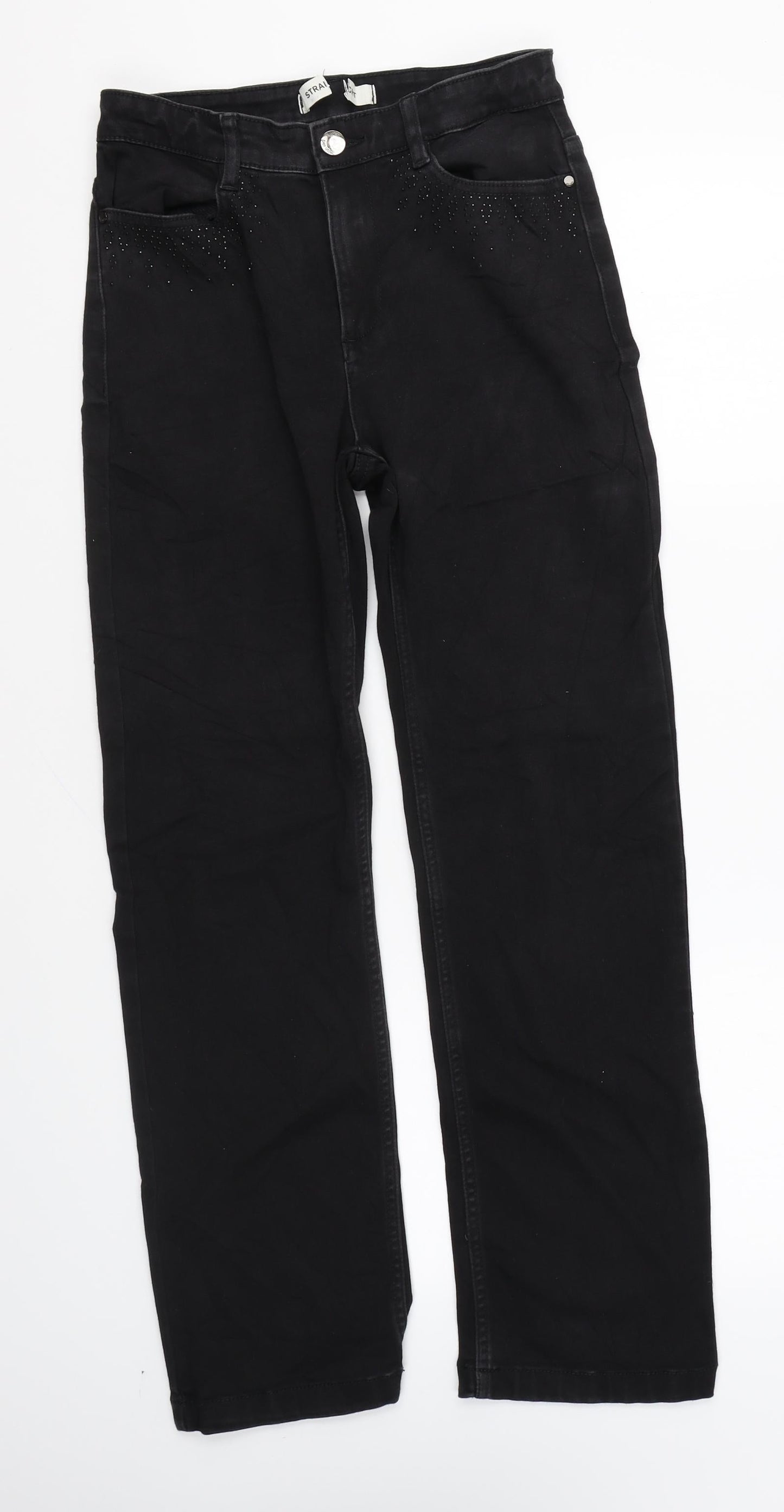 Womens UK Size 28 in Marks and Spencer Regular Fit Skinny Black Jeans