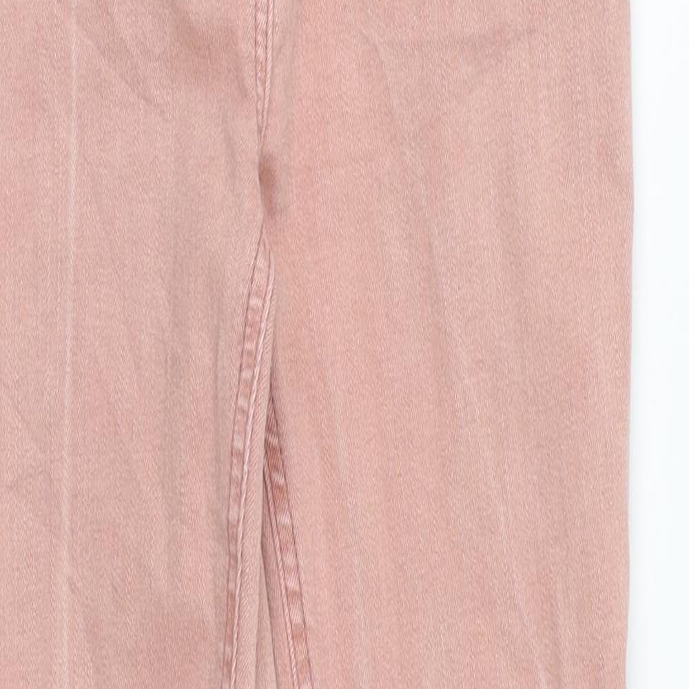 TU Girls Pink Cotton Skinny Jeans Size 10 Years Regular Zip