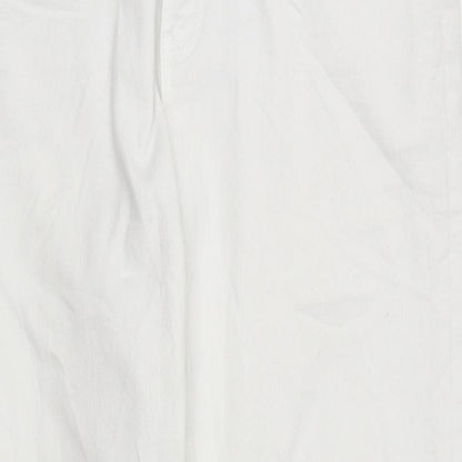 Womens UK Size 12 Marks and Spencer Regular Fit Skinny White Jeans