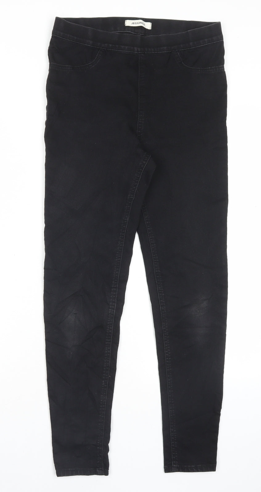 Womens UK Size 10 Marks and Spencer Regular Fit Jegging Black Trousers