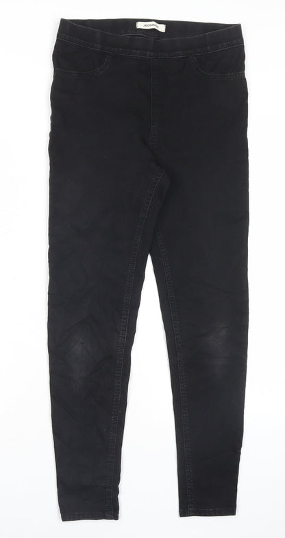 Womens UK Size 10 Marks and Spencer Regular Fit Jegging Black Trousers