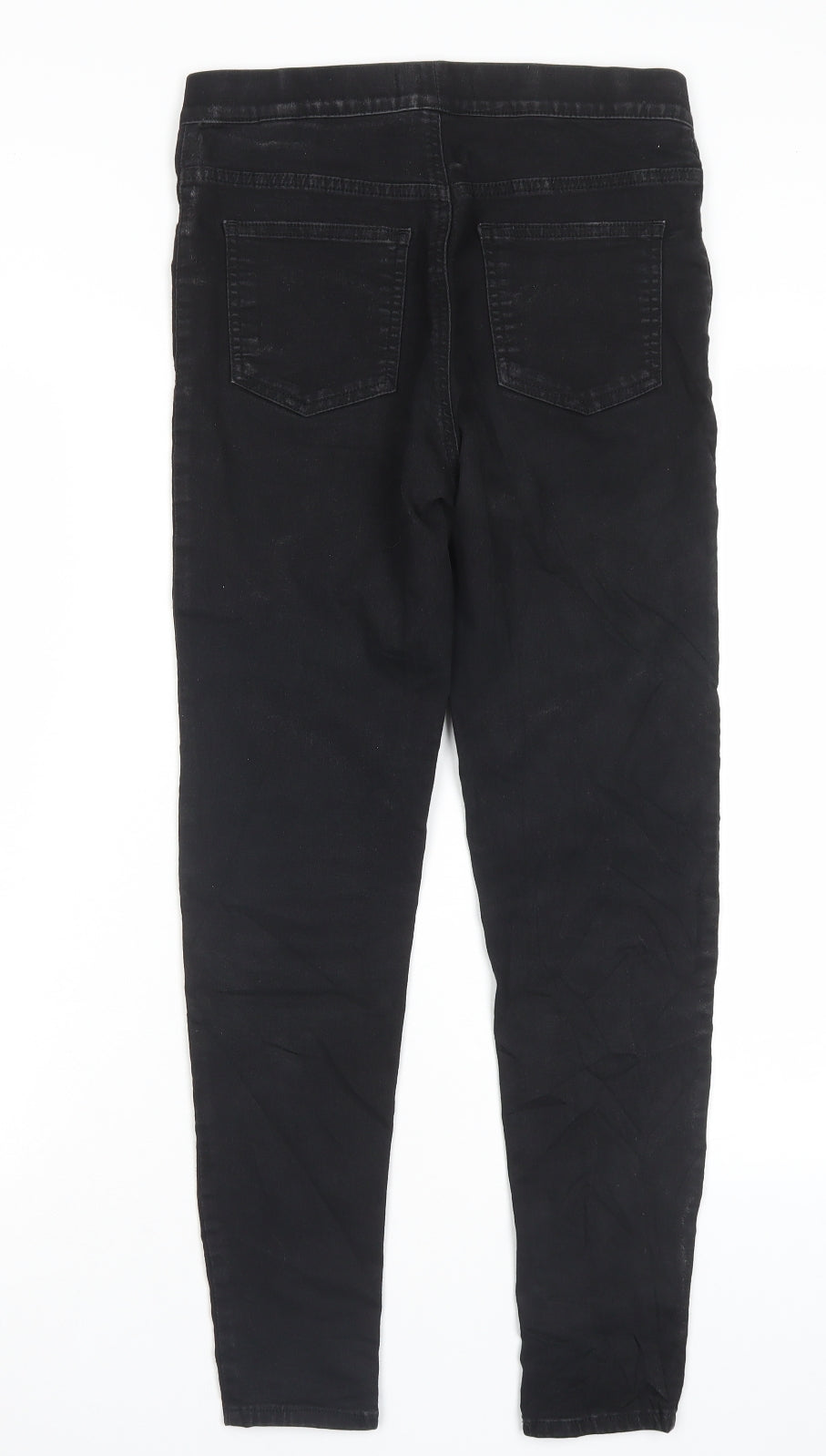 Womens UK Size 10 Marks and Spencer Regular Fit Jegging Black Trousers